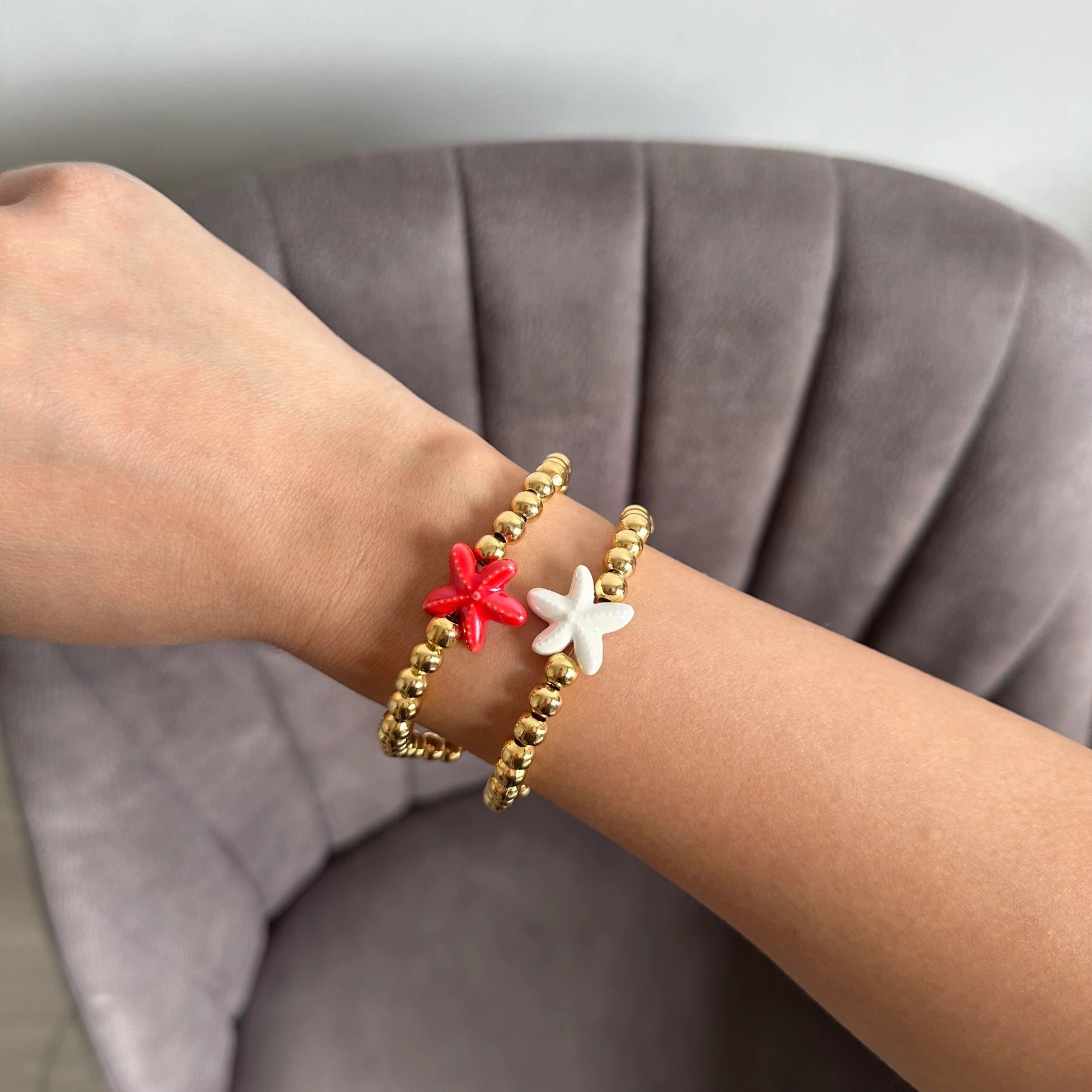 Deniz Yıldızı Top Boncuk Bileklik