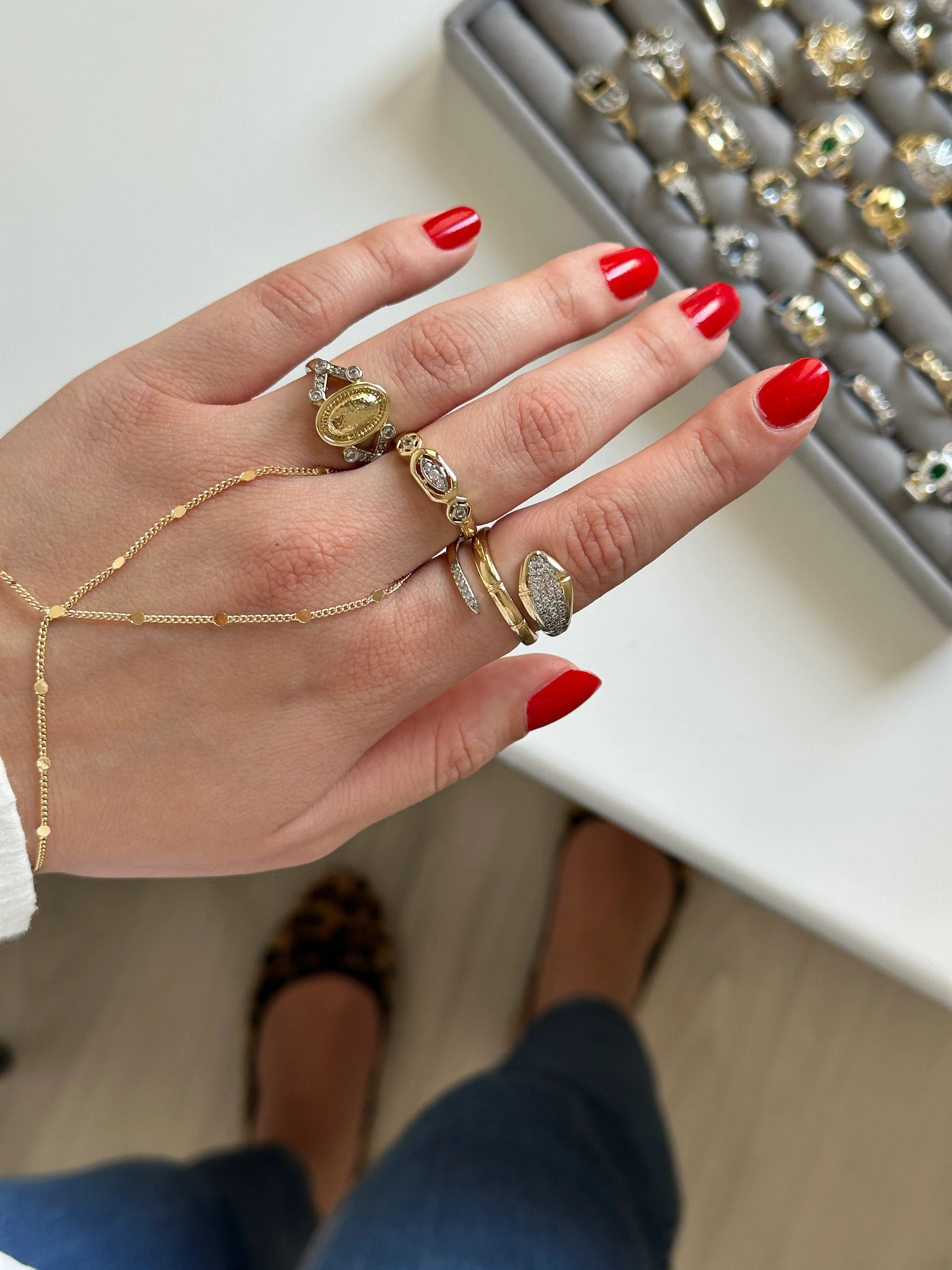 Yılan Zirkon Taş Kadın Yüzük