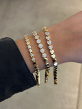 Zirkon Taş & Gold Kadın Bileklik