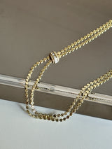 İkili Zirkon Sarmal Kadın Kolye