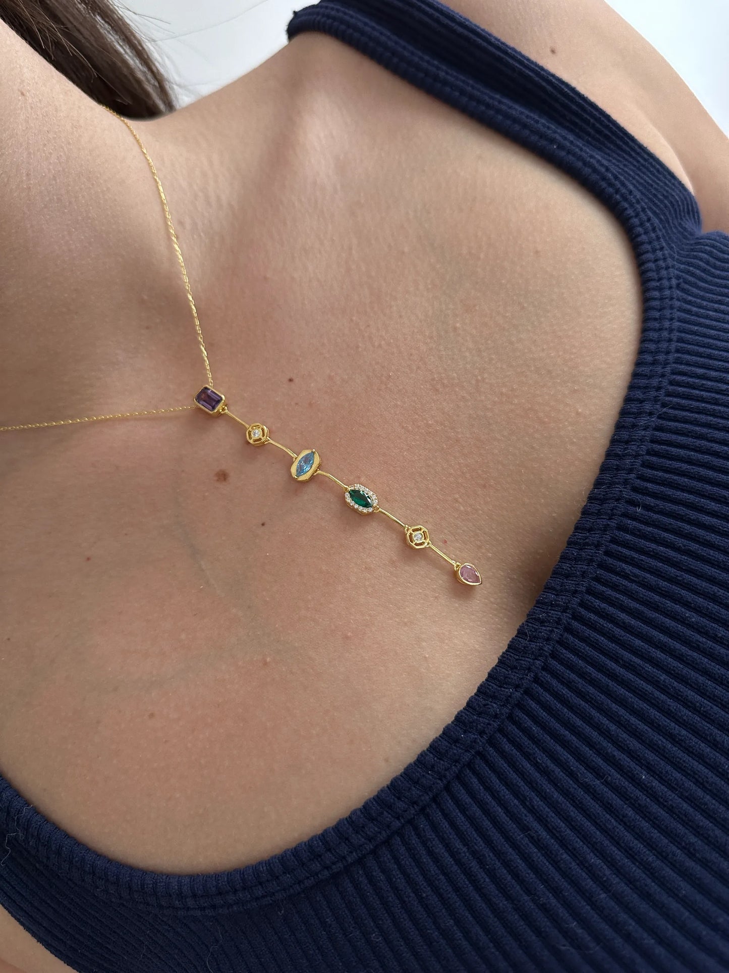 Renktaş Tasarım 925 Ayar Gümüş Kadın Kolye