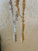 Yaprak Pul Dekolte Y Kadın Kolye