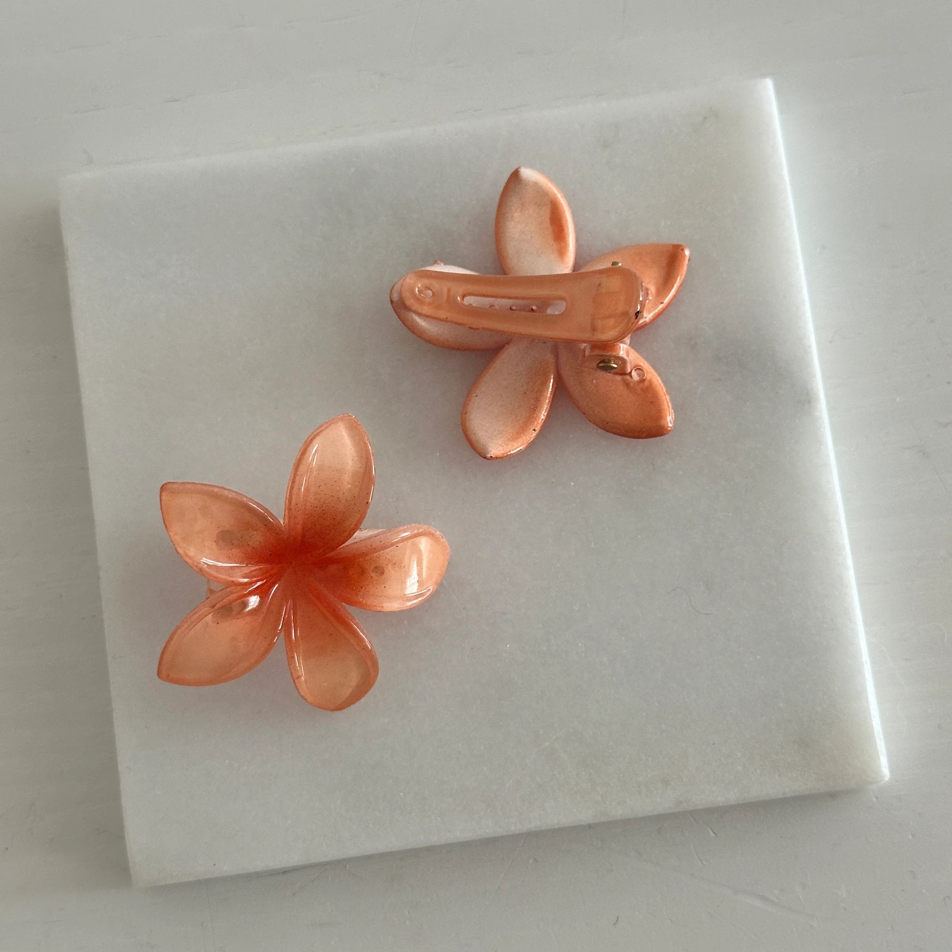 İkili Mandal Mini Aloha Toka (turuncu)