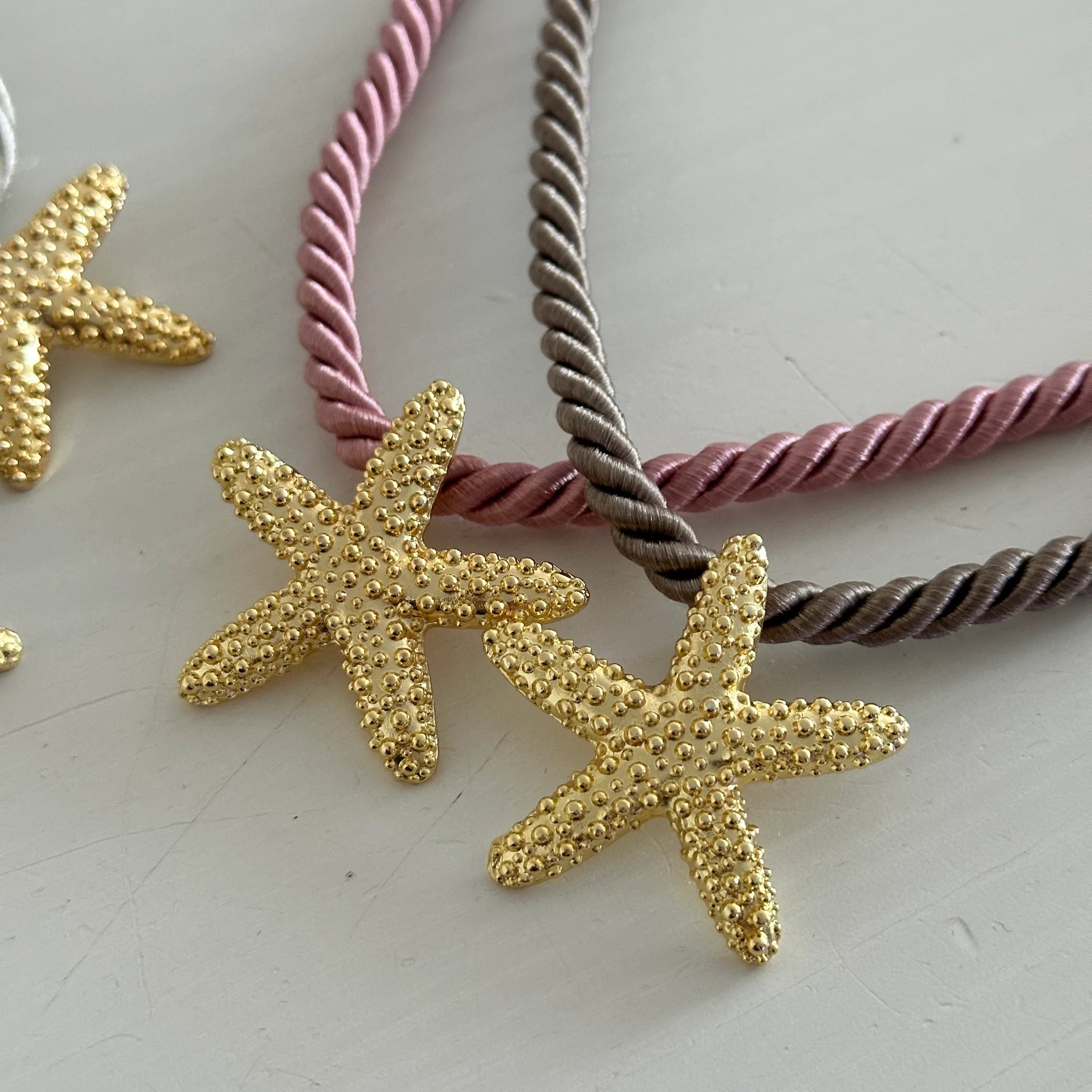 Deniz Yıldızı İnce Halat İp Kolye