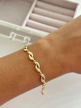 VIP Altın Kaplama Örgü Kadın Bileklik