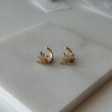 İkili Kutup Yıldızı Earcuff Küpe