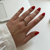 İnce Zirkon Taş Kadın Yüzük