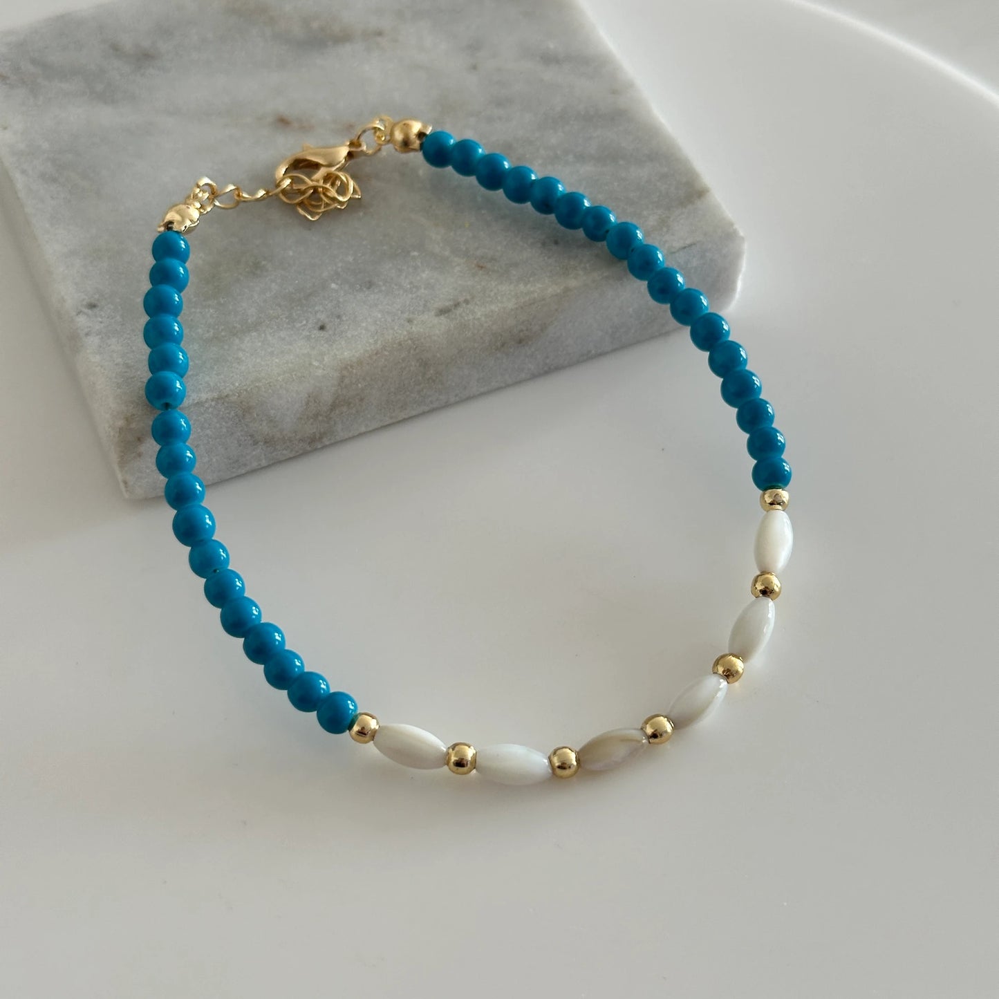 Sedefli Arpa Boncuk Halhal