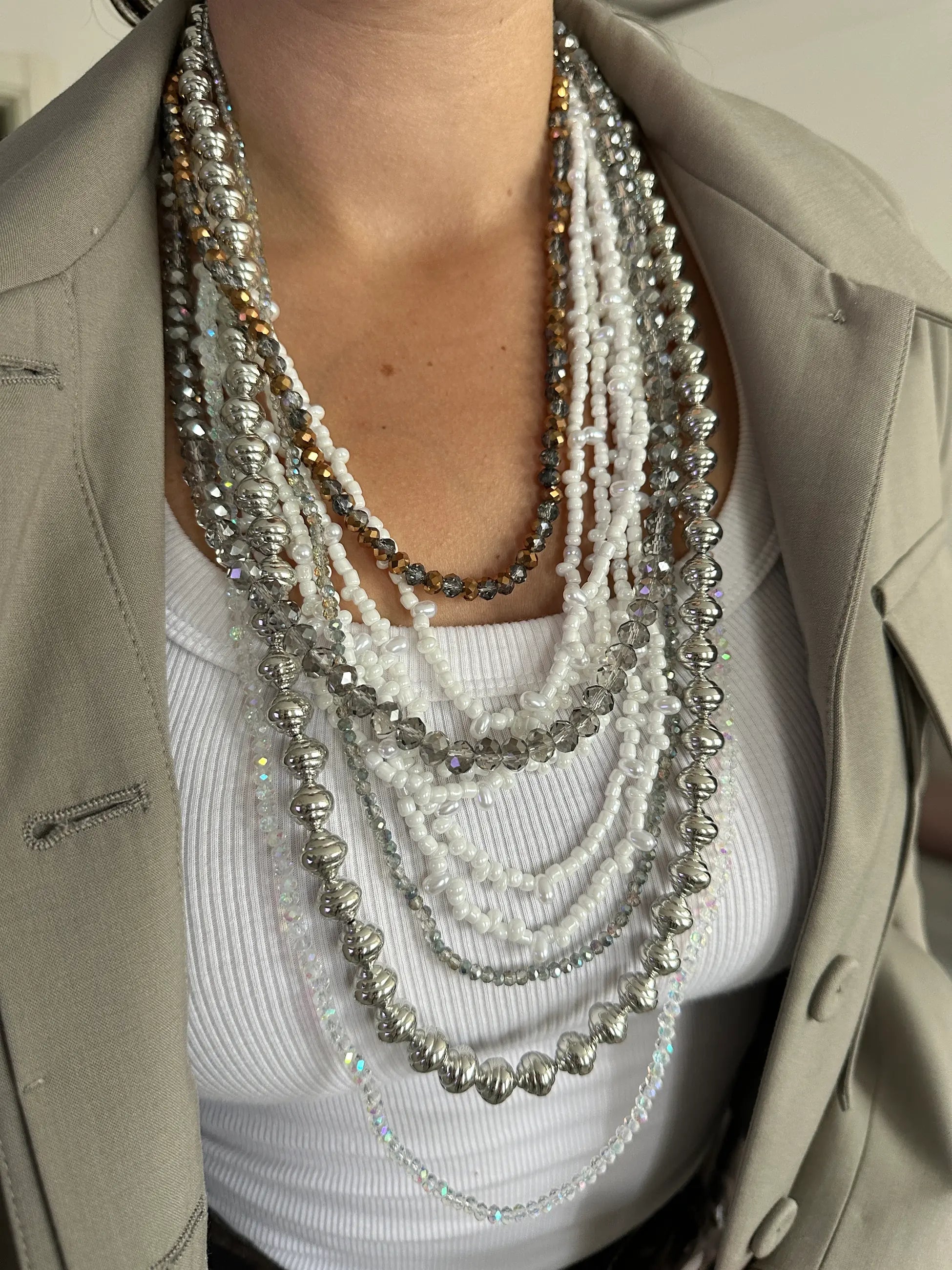 Çoklu Boncuk Kadın Kolye