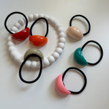 Renkli Lastik Saç Tokası