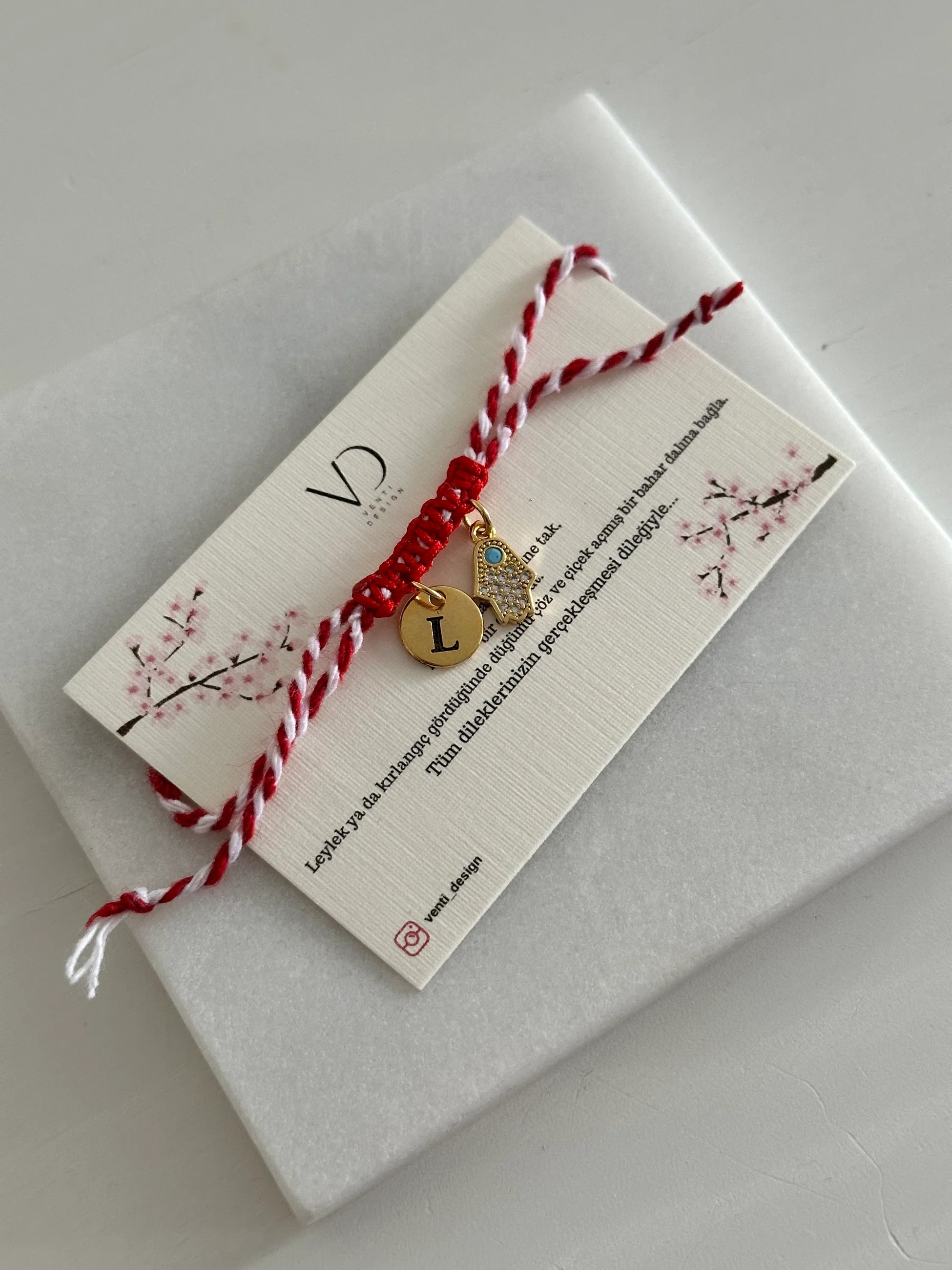 Kişiye Özel Marteniçka Bileklik (Mavi Taş FatmaAna Eli)