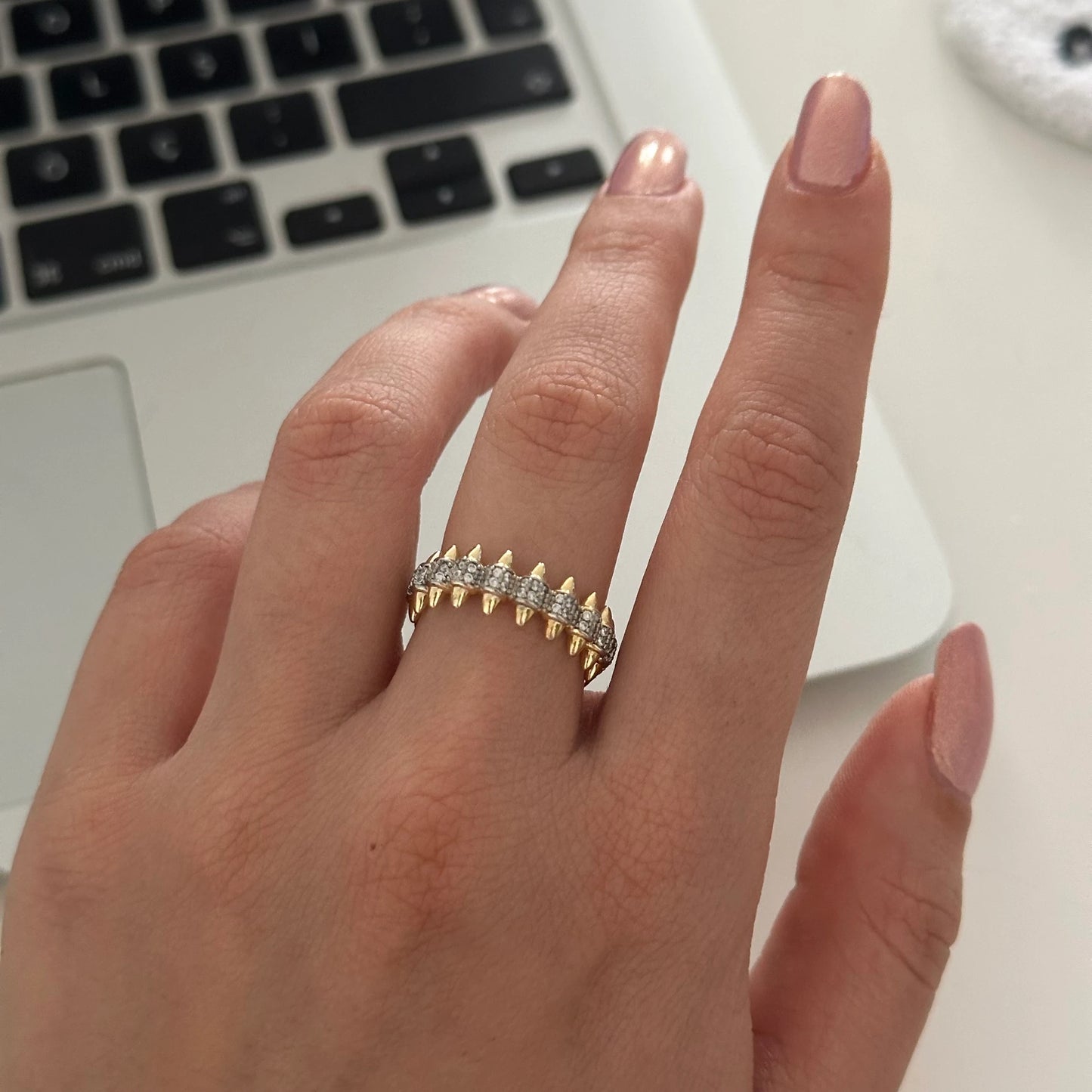 Sivri Zirkon Taş Yüzük