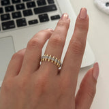 Sivri Zirkon Taş Yüzük