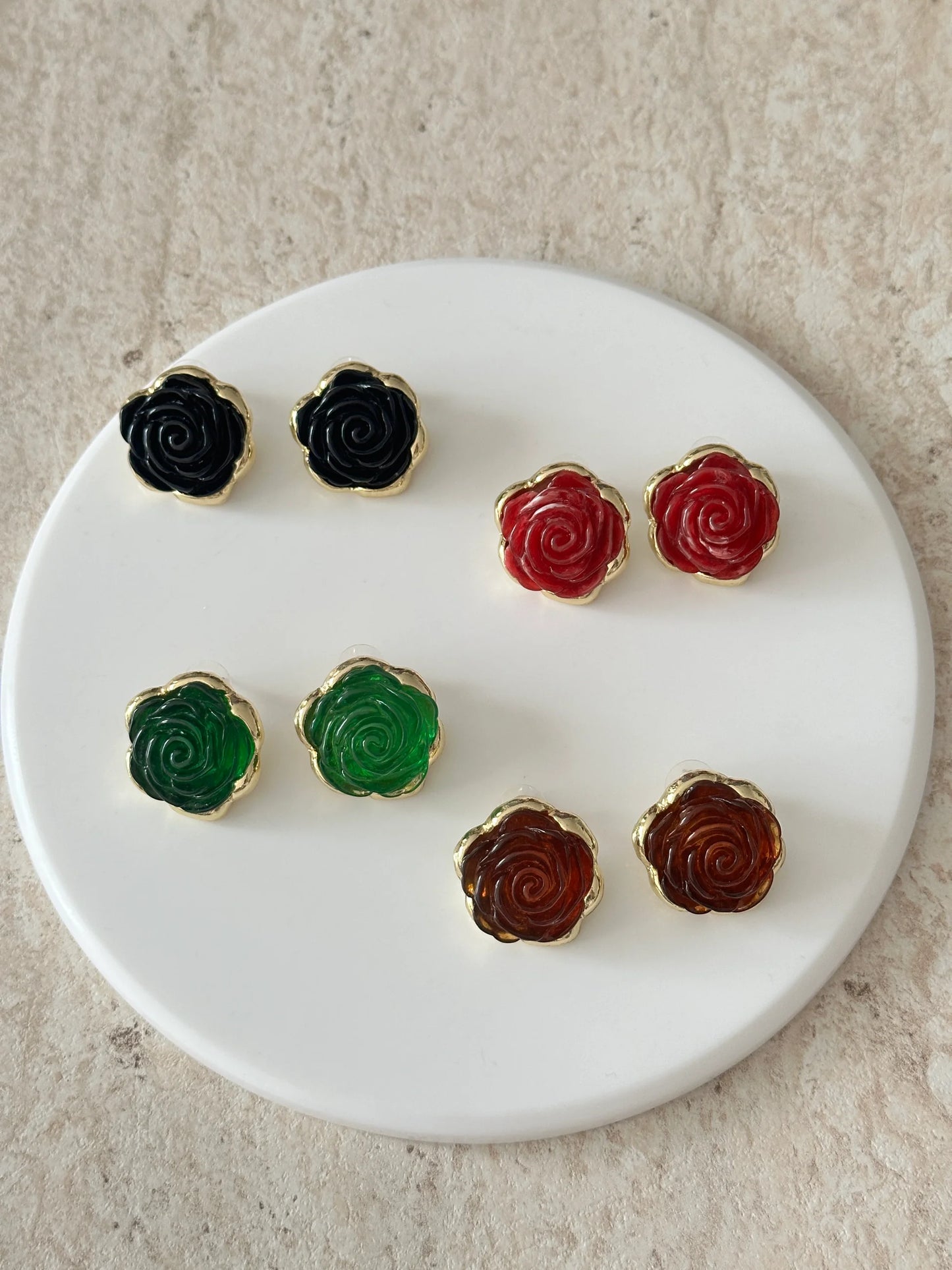 Gül Tasarım Kadın Küpe