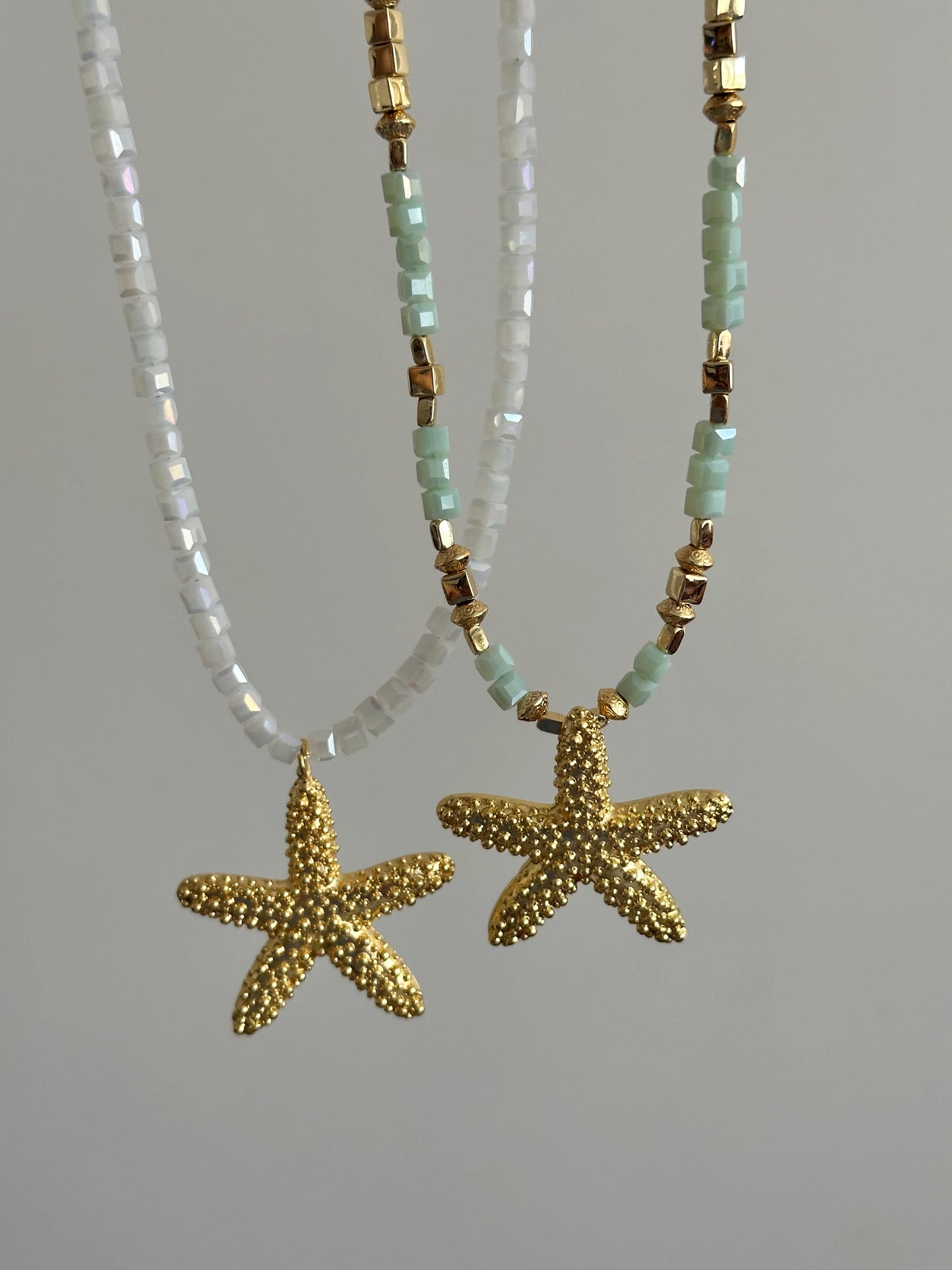 Sedefli Boncuk Taş Kadın Kolye