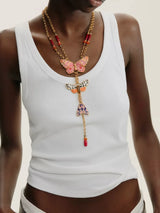 Kelebek Uzun Y Kadın Kolye