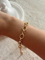 14K Halka Zincir Kadın Bileklik